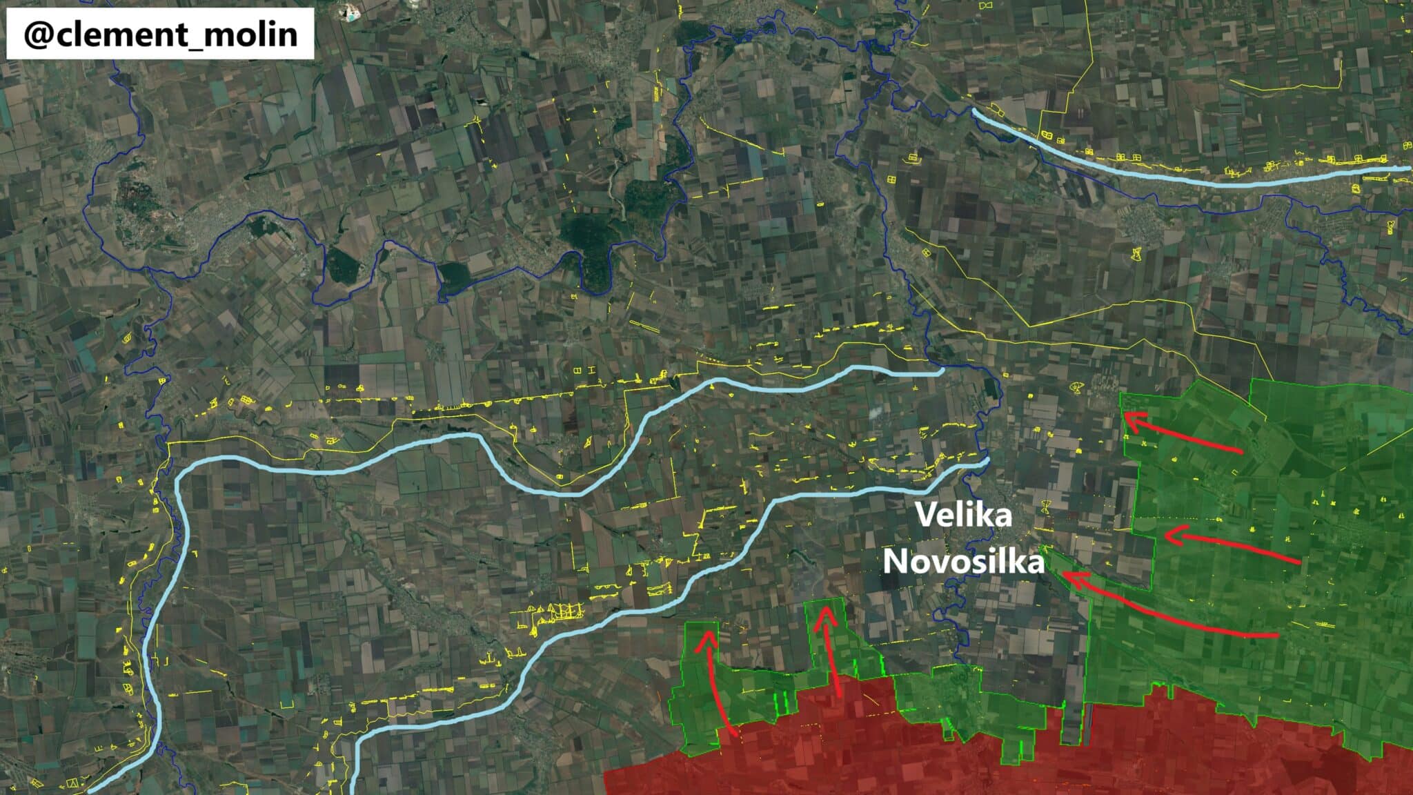 Progression russe vers Velika Novosilka, bastion ukrainien du sud-est du front