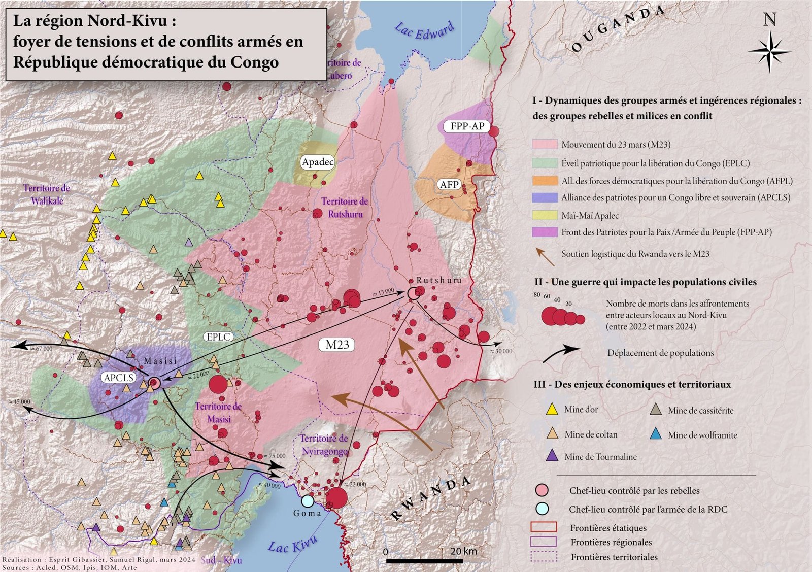 Dans le Nord Kivu, la guerre ouverte entre le M23 et la RDC - Atum Mundi