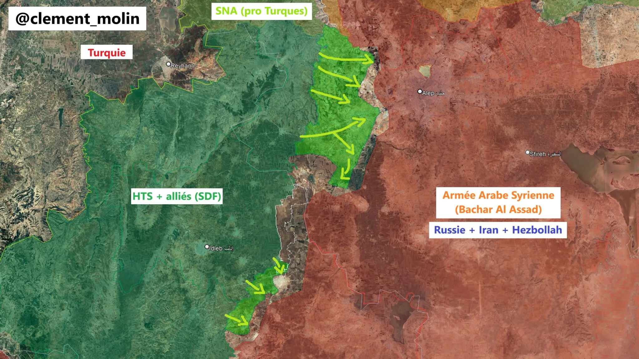 Syrie : Jour 2 de l’offensive d’Alep