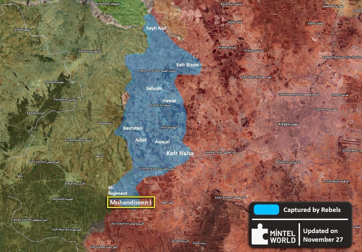 Syrie : offensive surprise des rebelles syriens contre le régime d’Al Assad