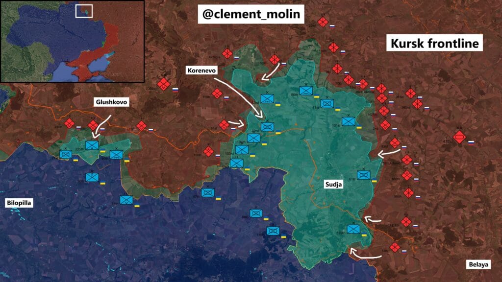 Lire la suite à propos de l’article Koursk : l’armée ukrainienne a perdu la moitié du territoire qu’elle contrôlait