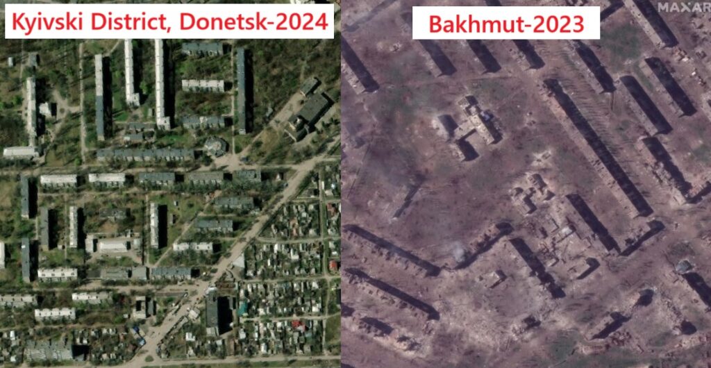 Lire la suite à propos de l’article New satellite images expose russian lies over claimed « genocide » against russian speaking people
