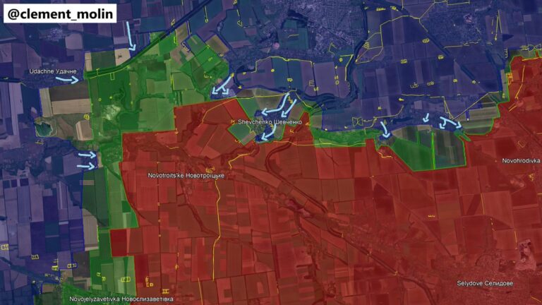 Lire la suite à propos de l’article Série de contre-attaques ukrainiennes dans la direction de Pokrovsk